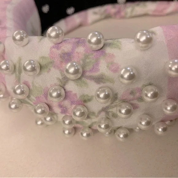 Love Shack Fancy Pearl Headband BNWOT - Picture 4 of 11